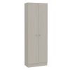 Virginia Double Door Storage Cabinet, Five Shelves