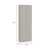 Virginia Double Door Storage Cabinet, Five Shelves