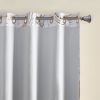 Grommet Top Printed Marble Metallic Total Blackout Curtain(Only 1 Pc Panel)