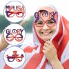 JOYMEMO 6PCS Independence Day Glasses Set American National Day Party Decoration Supplies USA 4th of July Event Party Supplies