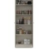 Virginia Double Door Storage Cabinet, Five Shelves