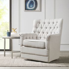 Mathis Swivel Glider Chair (Color: as Pic)